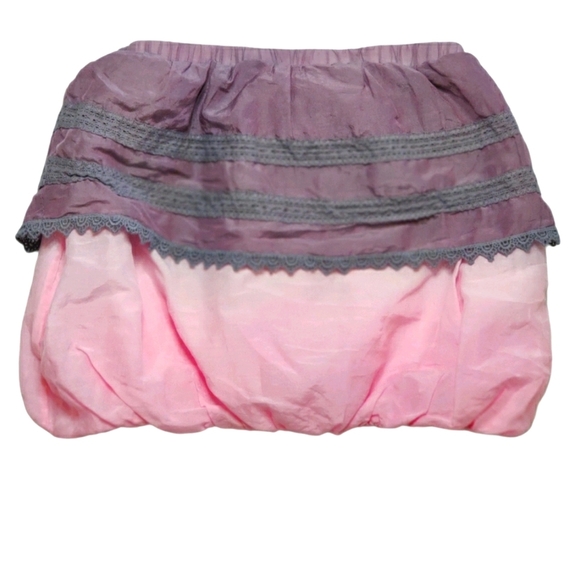 Young Fabulous & Broke Other - YF&B Pink Crocheted Lace Bohomian Gypsy Tube Top